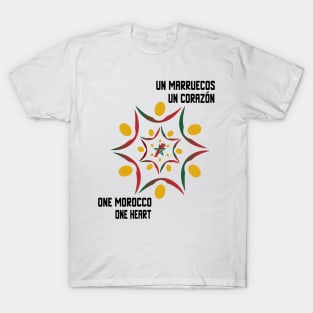 Proud Morocco Flag Gift Moroccan Lovers For Men's Women's T-Shirt